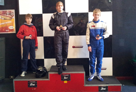 Racing Perfection Kart Academy Eastleigh Juniors Final Podium - Round 10